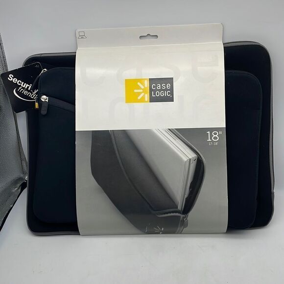 Case logic laptop case lot of 2 black READ - Picture 1 of 13